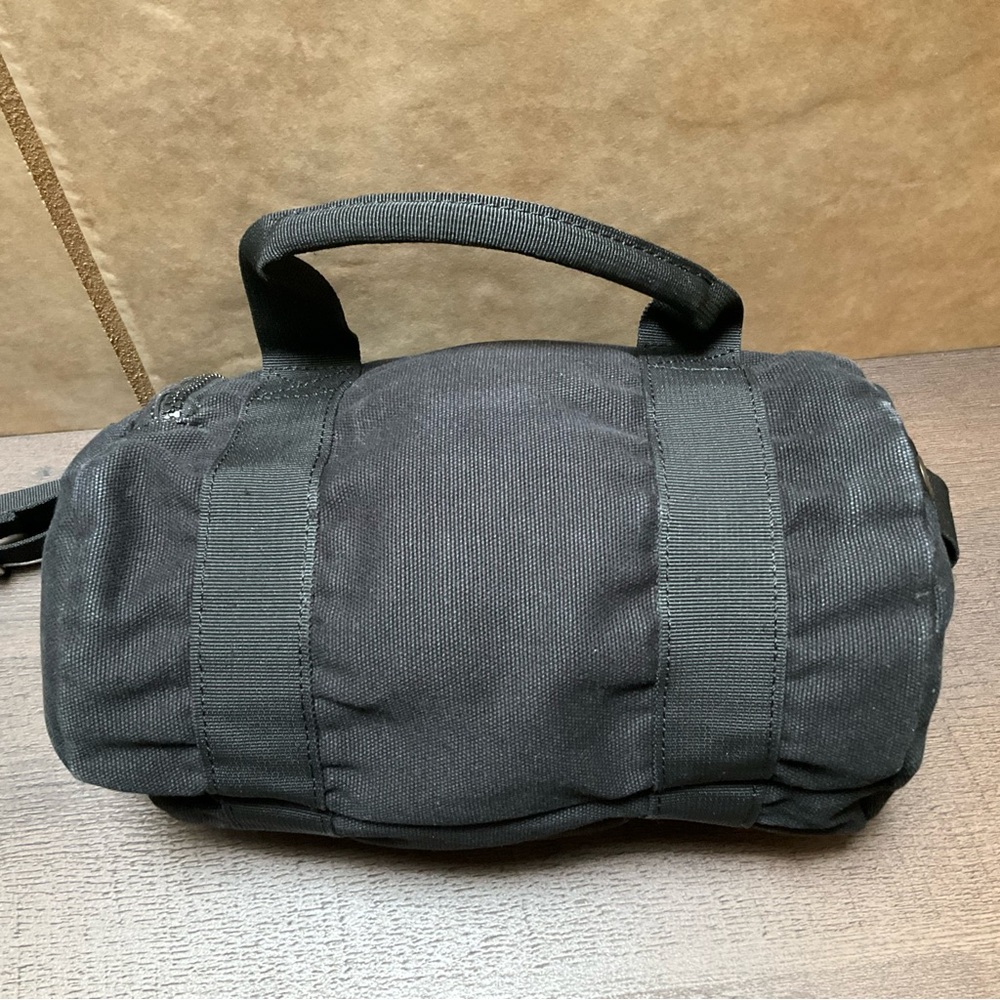 Von Dutch Y2K Black and White Duffel Bag Mini Crossbody Cylinder round tote - Picture 9 of 13